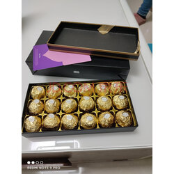 妇女节员工礼品情人节礼物生日礼物送女友女生零食 费列罗18粒 实拍图