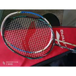李宁 li-ning 羽毛球拍双拍2支对拍a580深蓝(全碳素) 610(碳复合颜色