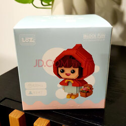 第一次购买"俐智(loz)微颗粒钻石积木",特别是这款"小红帽/820