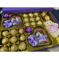 520表白情人节礼物送女友创意生日礼品糖果 紫此一生礼盒 实拍图