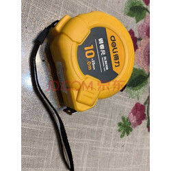 得力(deli) 10米钢卷尺盒尺伸缩尺米尺公制10m*25mm dl9010b 实拍图