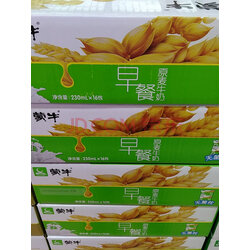 蒙牛 早餐奶麦香味无菌枕 便携袋装 230ml*16袋 实拍图