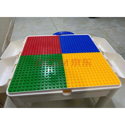糖米(temi)儿童玩具积木桌子 抖音同款大颗粒多功能幼儿园学习桌椅男