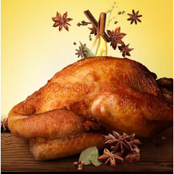 德州乡盛扒鸡烧鸡烤鸡扒鸡卤肉熟食五香鸡 经典五香鸡450g*3只装 实拍