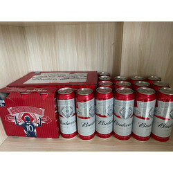百威(budweiser)淡色拉格啤酒 550ml*15听 整箱装 实拍图