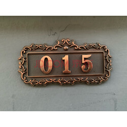 九千谷 定制门牌号 家用门牌贴包间门号牌数字贴宾馆号码牌别墅酒店