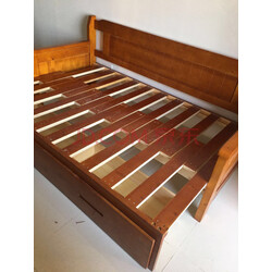 礼馨 沙发床 实木沙发床两用可折叠推拉客厅小户型带储物多功能伸缩床