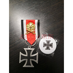 战后联邦德国德军1957版战后双剑橡树叶骑士铁十字勋章铁十字徽章项链