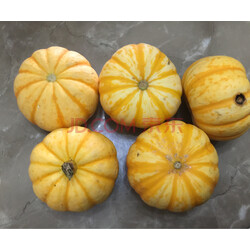 黄金南瓜 迷你金丝板栗黄金小南瓜 小金瓜 宝宝辅食 万圣节小南瓜 3斤