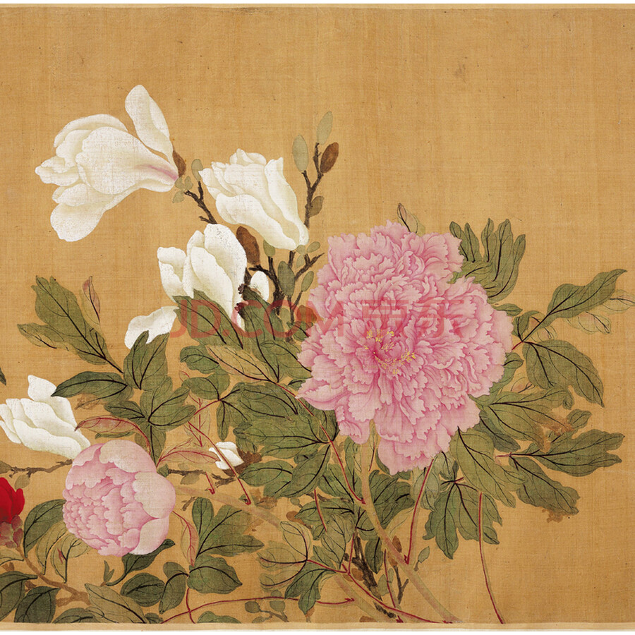 绘画 国画赏析 河南美术出版社 历代书画手卷百品绘)恽寿平 百花图