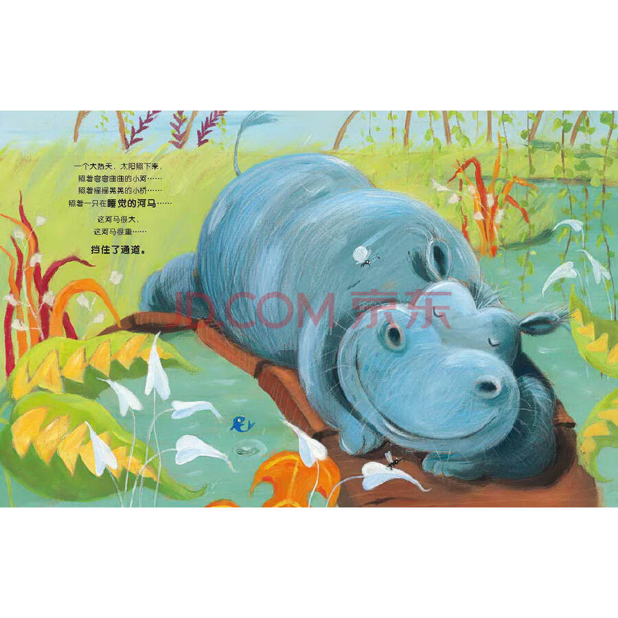 儿童心灵成长图画书系·暖暖心绘本:你别想让河马走开