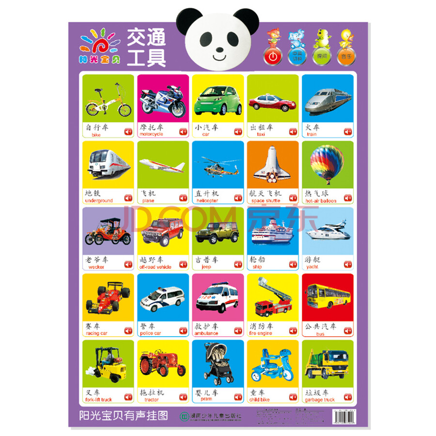 阳光宝贝 有声挂图:交通工具