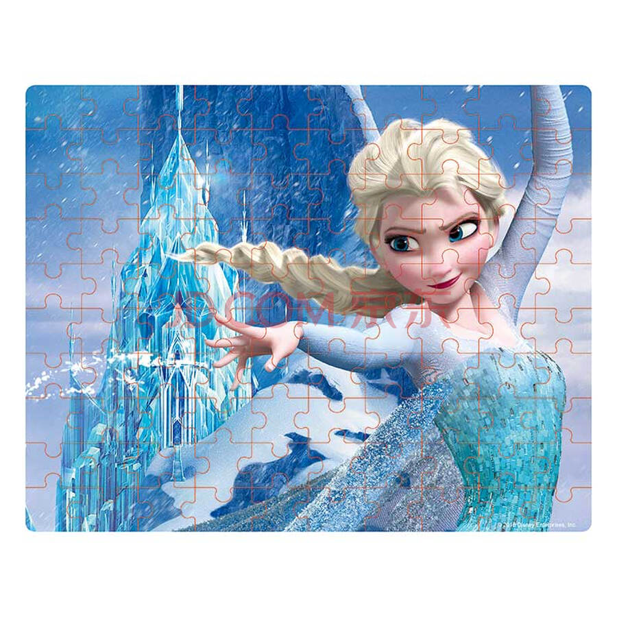 迪士尼铁盒拼图系列:冰雪奇缘.失控的魔法(100片装)