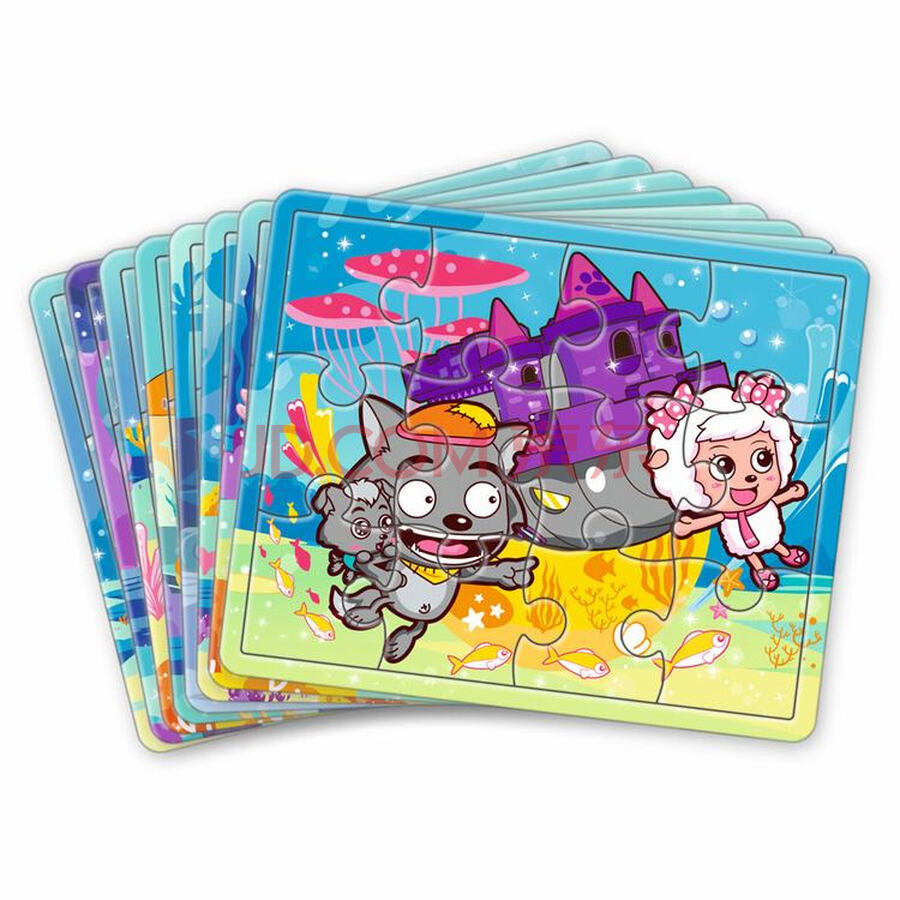 喜羊羊与灰太狼之深海历险记 益智拼图·海底世界