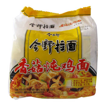 今麦郎 今野拉面 香菇炖鸡方便面(85g*5袋)/包*4包/组