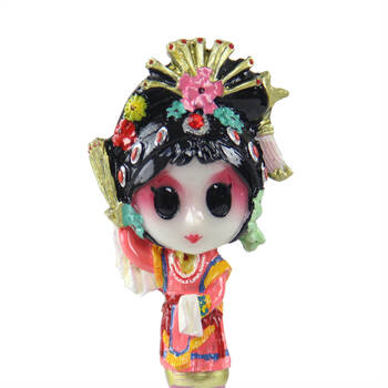 伟龙 树脂京剧脸谱圆珠笔 特色外事出国礼品送老外朋友 貂蝉