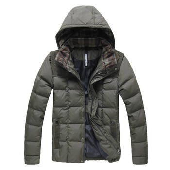 > josswhedon新款冬装男士连帽羽绒服男时尚加厚短款