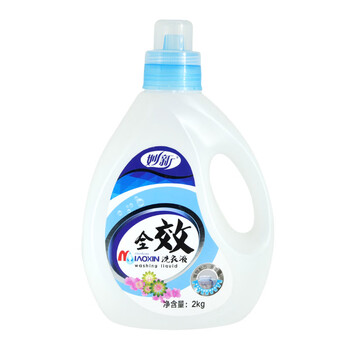 妙新 MIAOXIN 全效洗衣液2kg 柔顺清洁衣物 护色增艳 持久留香 浓缩型配方 深层去污 手洗机洗两用
