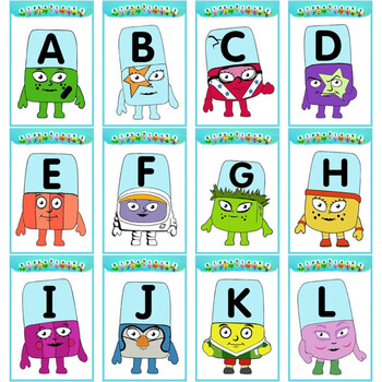 小天才26字母自然拼读 积木alphablocks动画游戏教具英文卡片phonics