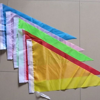 南山驹 三角小红旗导游旗40*60cm彩旗可印logo文字路边信号旗地标指挥