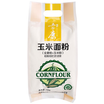 五谷康食品 WUGU－KANG FOOD VG K 玉米面粉750g 石磨加工 全麦杂粮粉