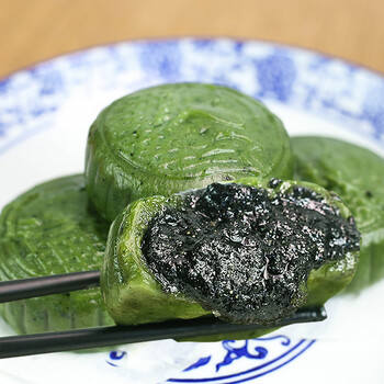 五味集浙江衢州特产龙游清明粿青团艾草青果咸味青饺糯米糕点早餐清明