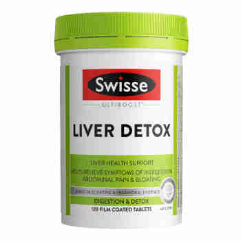 Swisse奶蓟草护肝 liver detox水飞蓟姜黄养肝护肝片加班熬夜烟酒常备澳大利亚进口 护肝片120粒/1瓶