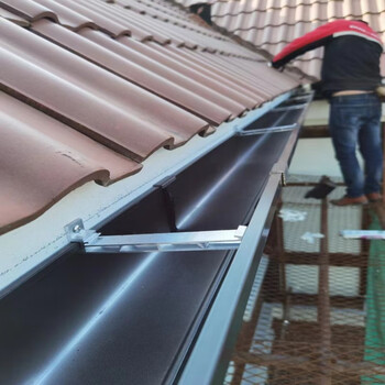 igiftfire定制成都别墅屋檐雨水槽加厚大铝合金型材天沟排水槽阳光房