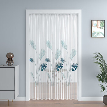 门帘防蚊隐私防窥免打孔夏季透气防蝇卧室隔断帘进门纱窗帘可定制