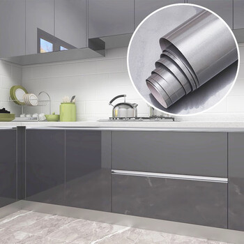 蔻思 厨房防油贴纸墙纸橱柜烤漆贴纸旧家具翻新遮丑衣柜桌面柜门自粘