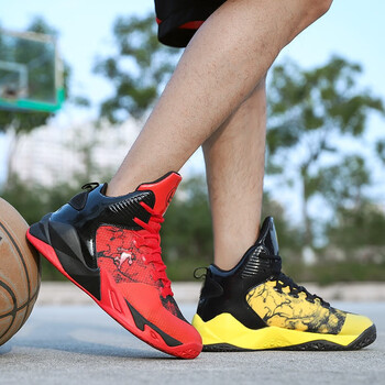 坦罗C篮球鞋G822鸳鸯红+黄 