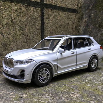 宝马x7车模型新能源合金越野车回力小汽车男孩玩具车成人收藏摆件