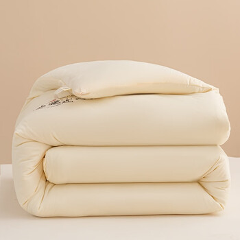 南极人(nanjiren) 被子a类原棉纯色大豆被冬季加厚十斤棉被学生宿舍