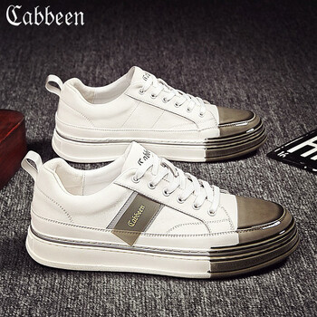 卡宾品牌潮流男鞋新品涂鸦鞋子男夏季透气飞织网鞋男士运动休闲鞋男软