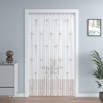 门帘防蚊隐私防窥免打孔夏季透气防蝇卧室隔断帘进门纱窗帘可定制