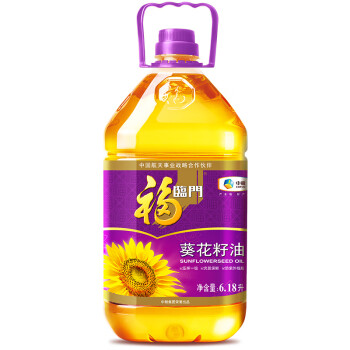 福临门 食用油 压榨一级充氮保鲜葵花籽油（京东定制）6.18L 中粮出品