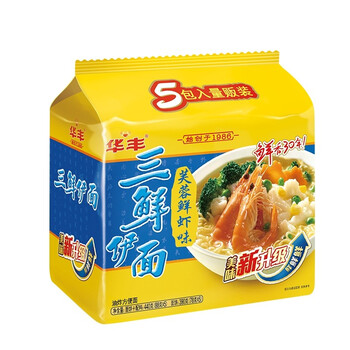 华丰华丰方便面三鲜伊面86g24包箱