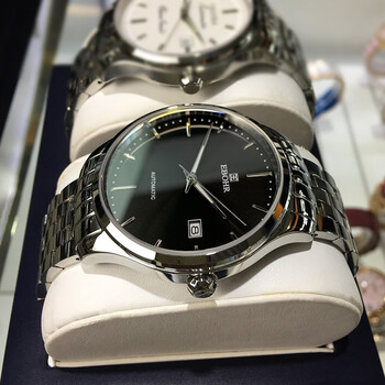 依波表(ebohr)手表宙斯系列时尚防水日历全自动机械表进口机芯瑞士