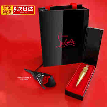 【包税邮】Christian Louboutin萝卜丁口红礼盒套装罗布丁女王权杖 金管哑光#600M西瓜红