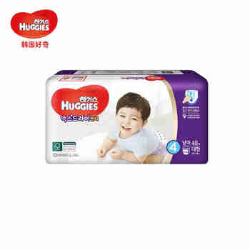 韩国好奇(Huggies) 超干爽成长裤 L48片 10-14kg 男宝