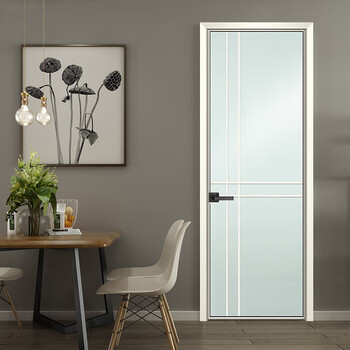 盼盼木门 卫生间门钛镁铝合金门浴室门防潮隔音厨房门现代简约定制