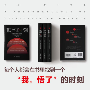 顿悟时刻（精装）：深度觉察自我发展 赠精美六折页小册子 名家观点做有效的逻辑支撑 有文学性的深度 精装版本哲思书