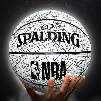【斯伯丁74-604y】斯伯丁spalding nba比赛篮球74-604y 室内外pu耐磨7