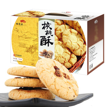 松鹤楼 核桃酥 中华老字号饼干糕点休闲零食礼盒蛋糕点心700g