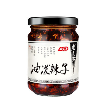 老干爹辣椒酱辣三丁油辣椒225g2贵州特产麻辣爽口