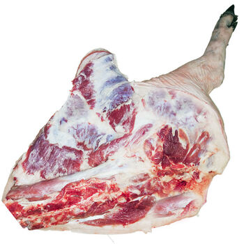 甘肃农家散养土猪肉黑猪肉整只 后腿肉3斤