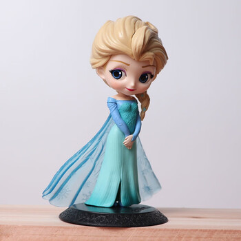 迪士尼(disney)高端品牌冰雪奇缘安娜公仔艾莎elsa爱莎公主模型蛋糕
