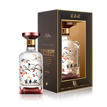 家春秋传承者三代浓香型白酒纯粮食高度酒婚宴喜酒中国人的家酒500ml