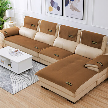 皮质沙发保护垫皮沙发防滑垫四季通用欧式坐垫专用垫子组合皮套罩真悦