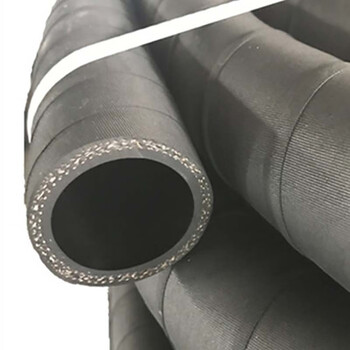 南盼橡胶夹布输水管黑色夹布橡胶水管高压防爆耐压耐磨耐高温抗老化